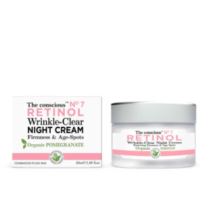 Retinol wrinkle-clear night cream organic pomegranate 50 ml éjszakai arckrém